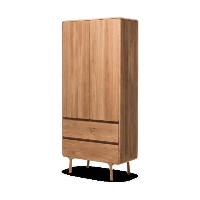 Gazzda Fawn wardrobe houten kledingkast naturel 200 x 90 cm 2312635 large