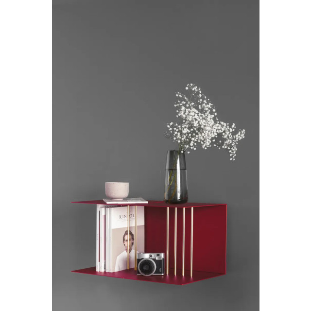 Umage Teaser shelf aluminium wandrek ruby red 2041838 large