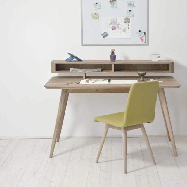 Gazzda Stafa desk houten bureau whitewash 140 x 80 cm 2027150 large