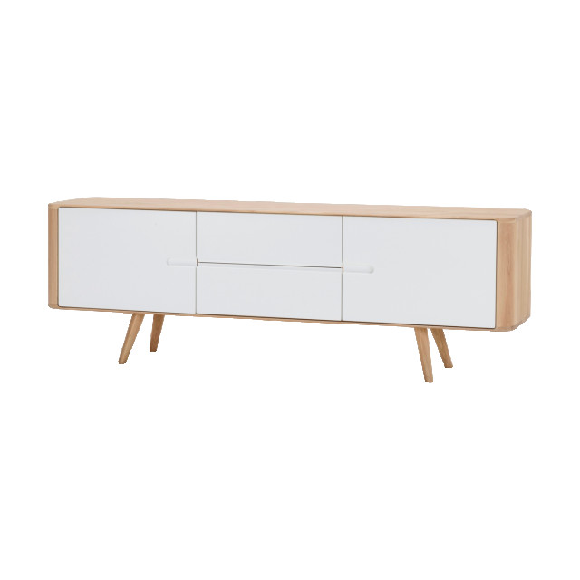 Gazzda Ena sideboard houten dressoir whitewash 180 cm 2041613 large
