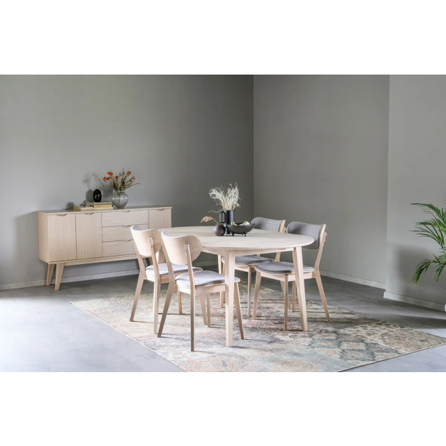 Rowico Home Filippa uitschuifbare houten eettafel whitewash 170 x 105 cm 2430617 large