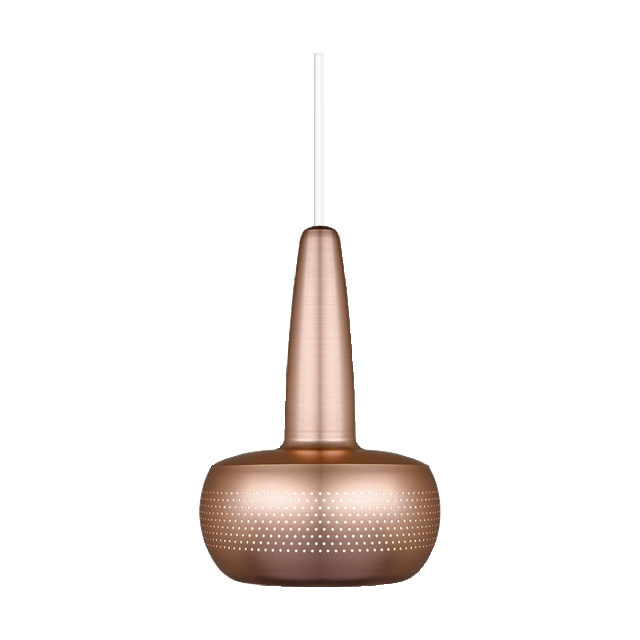 Umage Clava hanglamp brushed copper met koordset wit Ø 21,5 cm 2027645 large