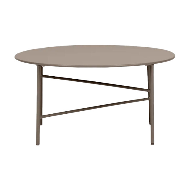 Lisomme Mila metalen tuin salontafel taupe Ø70 cm 2423444 large