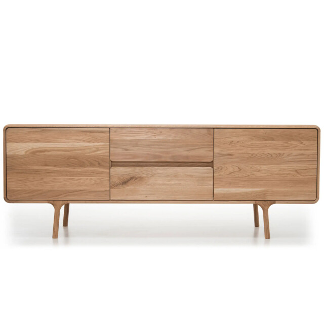 Gazzda Fawn sideboard houten dressoir naturel 180 x 45 cm 2027186 large