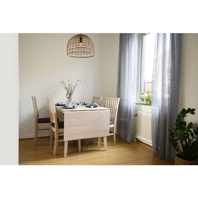 Rowico Home Filippa verlengbare houten eettafel whitewash 120 x 80 cm 2431238 large