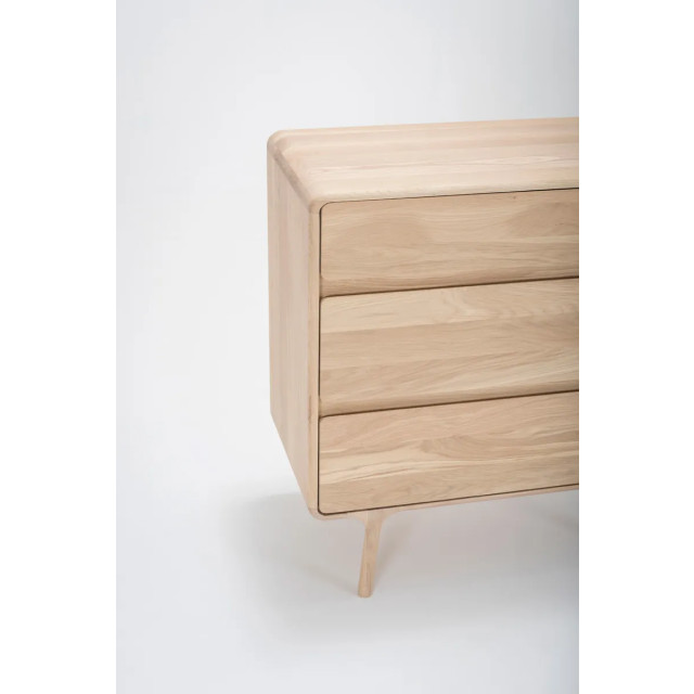 Gazzda Fawn drawer houten ladekast whitewash 90 x 90 cm 2041607 large