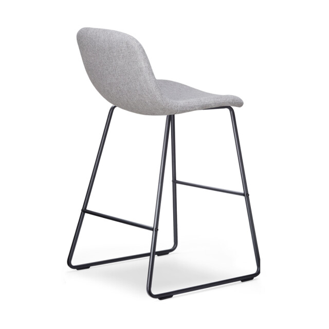Nolon Nino-mats barkruk licht zwart onderstel 65 cm set van 2 2848496 large