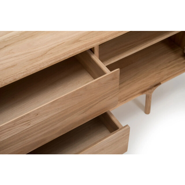 Gazzda Fawn sideboard houten dressoir naturel 180 x 45 cm 2027186 large