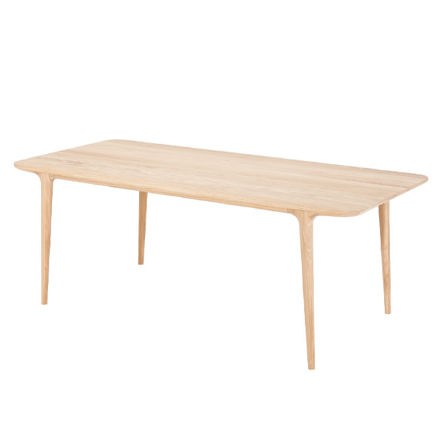 Gazzda Fawn table houten eettafel whitewash 200 x 90 cm 2028661 large