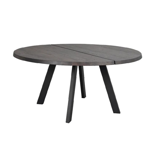 Rowico Home Fred houten eettafel donker Ø 160 cm 2394250 large