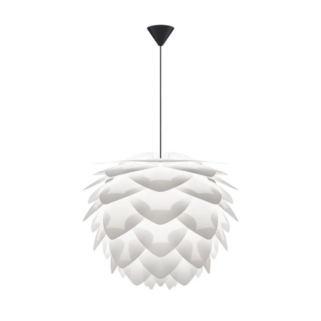 Umage Silvia medium hanglamp white met koordset zwart Ø 50 cm 2027761 large