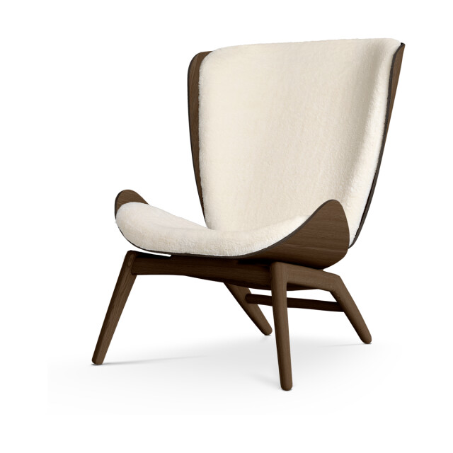 Umage The reader houten fauteuil donker eiken teddy white 2180478 large