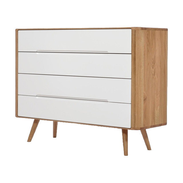 Gazzda Ena drawer 120 4 drawers houten ladekast naturel 120 x 90 cm 2333098 large