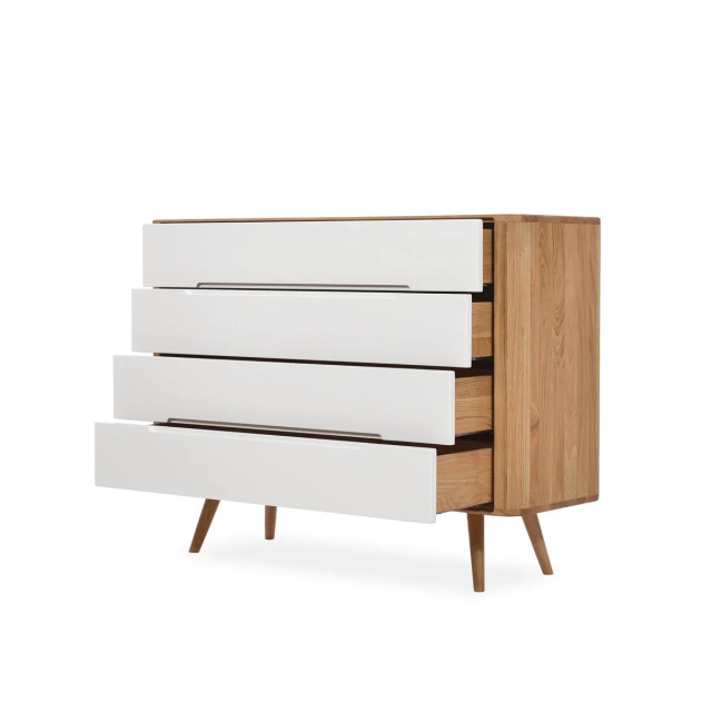 Gazzda Ena drawer 120 4 drawers houten ladekast naturel 120 x 90 cm 2333098 large