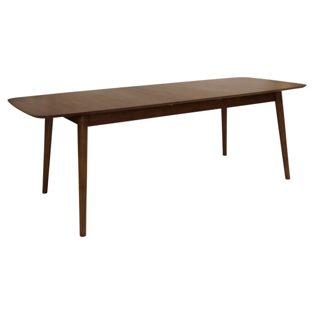 Lisomme Victor uitschuifbare houten eettafel walnoot 180 tot 219 x 90 cm 2091681 large