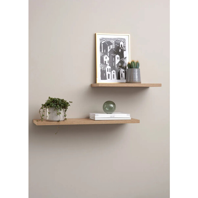 Lisomme Lydia houten wandplank naturel 38 x 20 cm 2028987 large