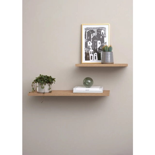 Lisomme Lydia houten wandplank naturel 38 x 20 cm 2028987 large
