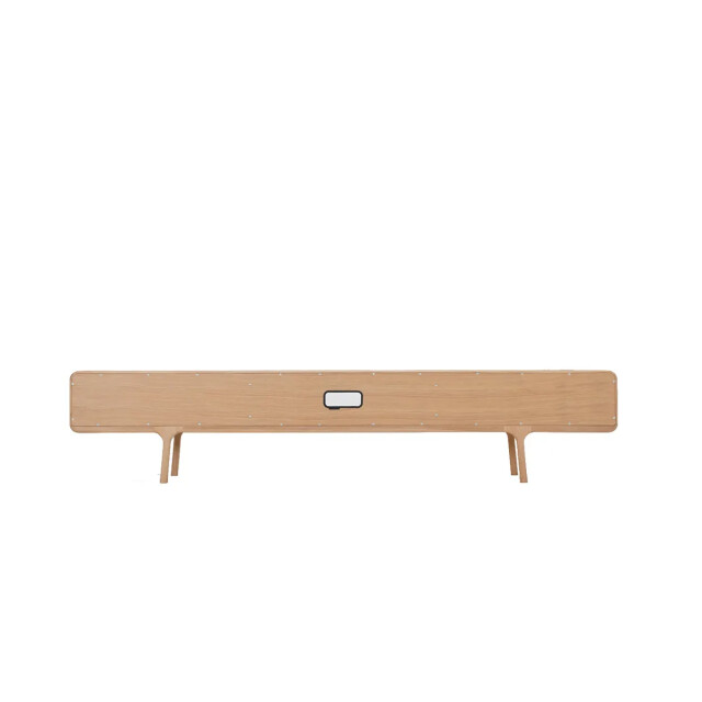 Gazzda Fawn lowboard 2 drawers houten tv meubel naturel 220 x 45 cm 2027169 large