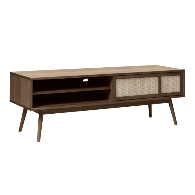 Olivine Boas houten tv meubel gerookt eiken 150 x 45 cm 2411446 large