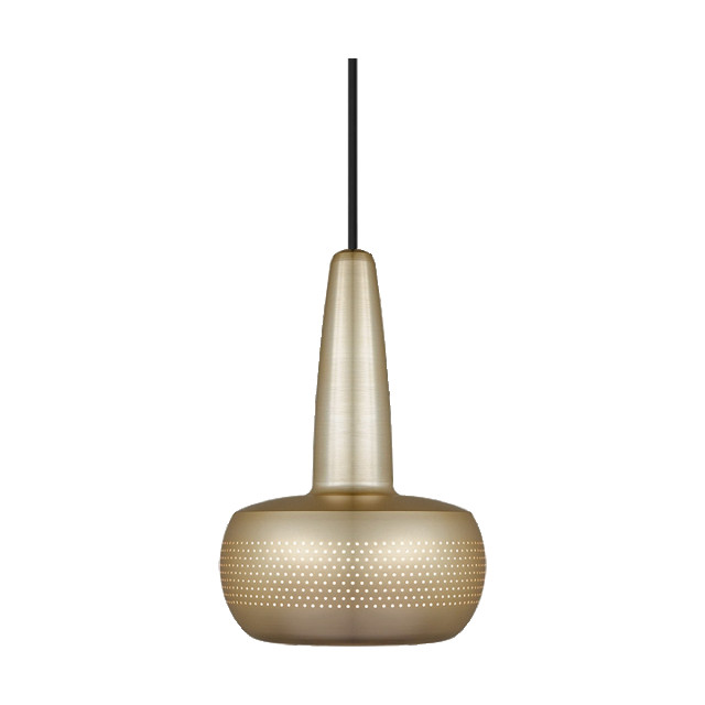 Umage Clava hanglamp brushed brass met koordset zwart Ø 21,5 cm 2027616 large