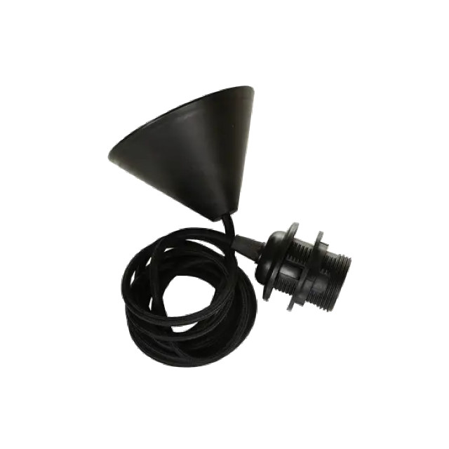 Bomerango Spin m kurken hanglamp medium met koordset zwart Ø 37 cm 2027904 large