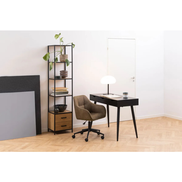 Lisomme Keet houten bureau met 3 lades 110 x 50 cm 2027138 large