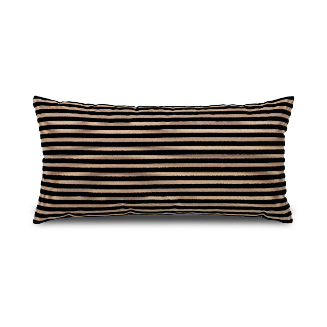 Artichok Striped sierkussen en beige 30 x 60 cm 2074199 large