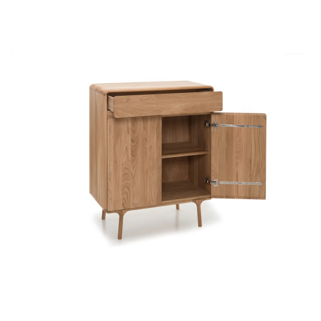 Gazzda Fawn cabinet houten opbergkast naturel 90 x 110 cm 2027185 large