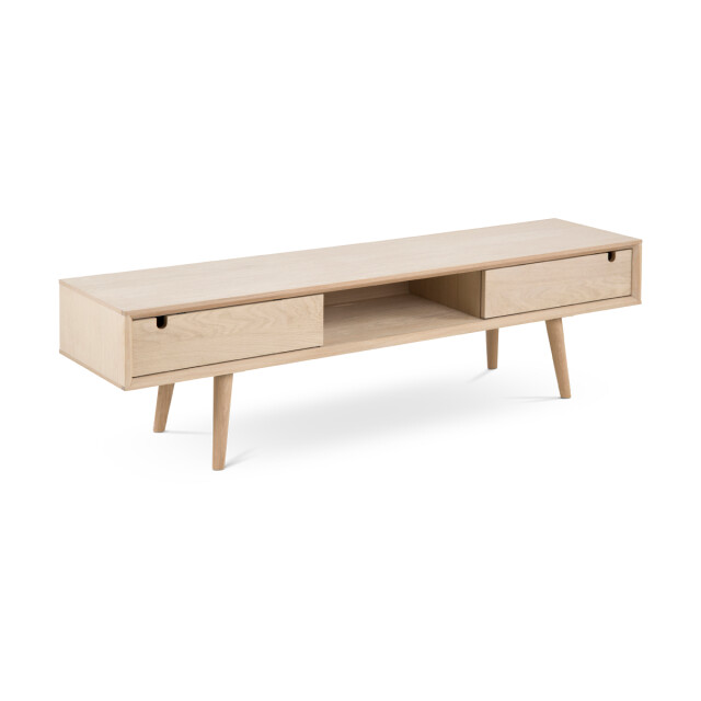 Lisomme Roosje houten tv meubel naturel 160 x 43 cm 2163682 large
