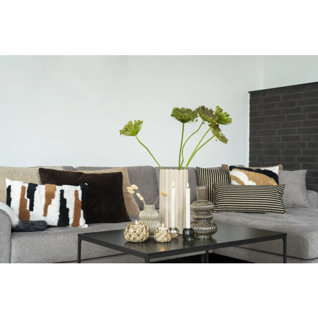 Artichok Striped sierkussen en beige 30 x 60 cm 2074199 large
