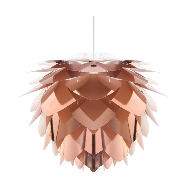 Umage Silvia mini hanglamp copper met koordset wit Ø 32 cm 2027634 large