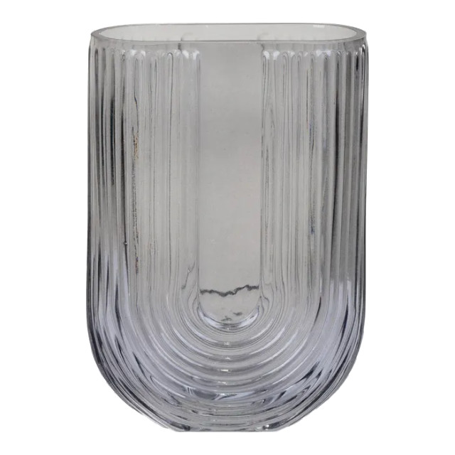 Artichok U-shape glazen vaas rookglas 13 x 19 cm 2072589 large