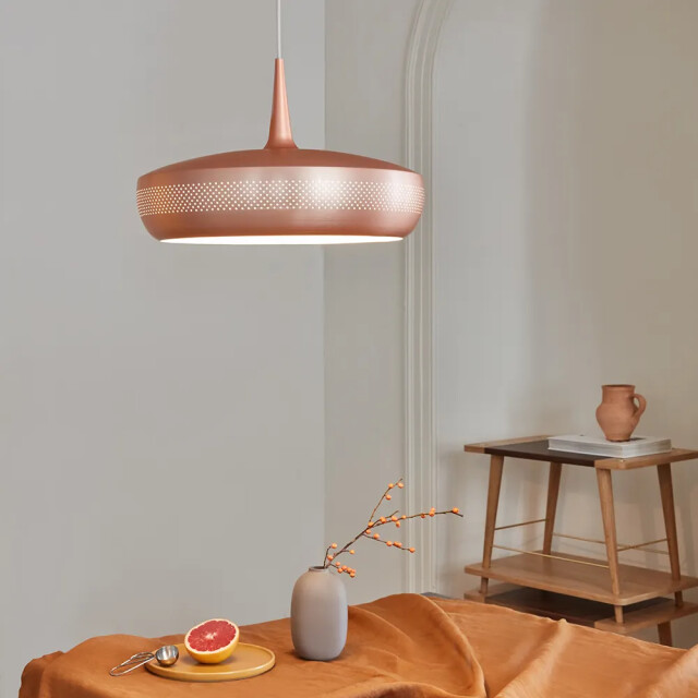 Umage Clava dine hanglamp brushed copper met koordset wit Ø 43 cm 2027679 large