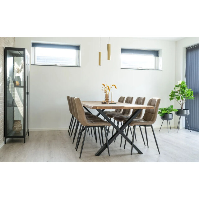 Artichok Fendi eikenhouten eettafel naturel 240 x 95 cm 2028719 large