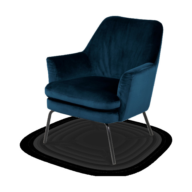 Lisomme Jez velvet fauteuil donker 2027266 large