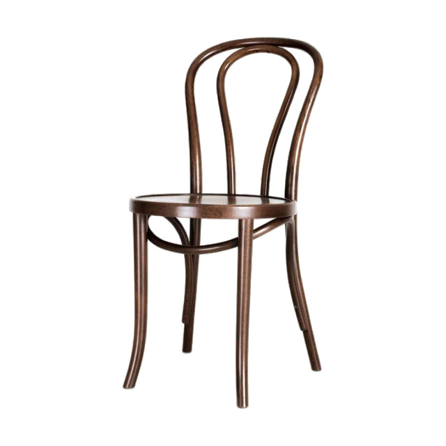 Fameg Vienna thonet no. 18 houten bistrostoel walnoot 2036820 large