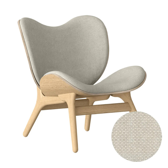 Umage A conversation piece naturel houten fauteuil white sands 2176799 large