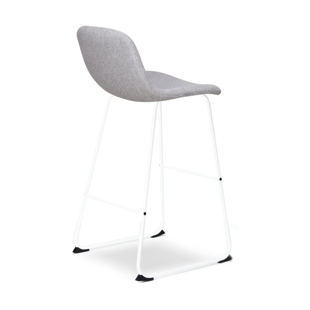 Nolon Nino-mats barkruk licht wit onderstel 75 cm set van 2 2833521 large