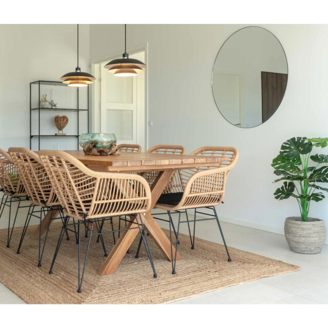 Artichok Milou jute vloerkleed naturel 240 x 180 cm 2028761 large