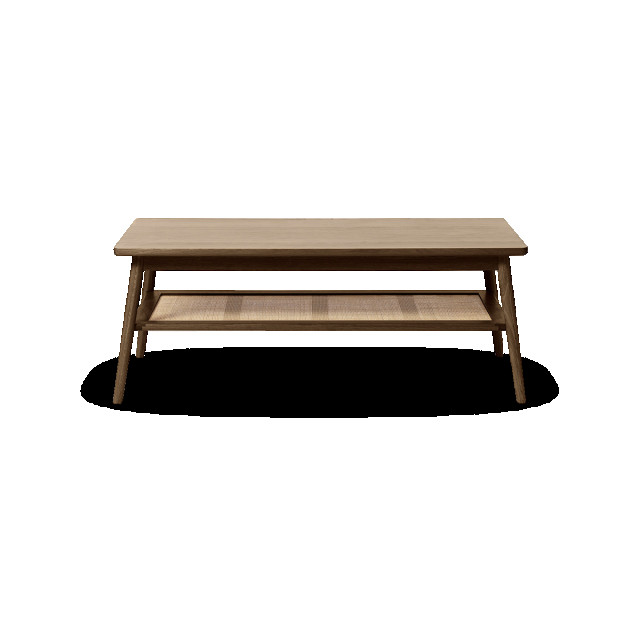 Olivine Boas houten salontafel gerookt eiken 120 x 60 cm 2270267 large