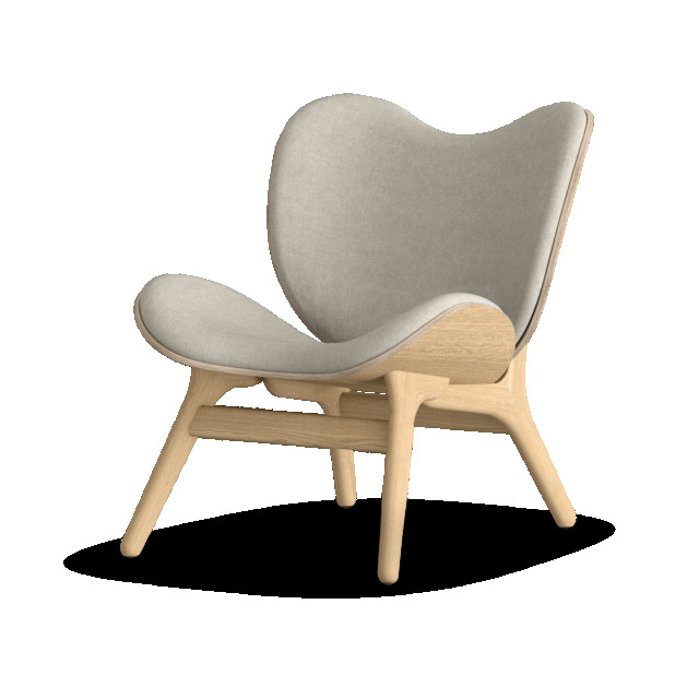 Umage A conversation piece naturel houten fauteuil white sands 2176799 large