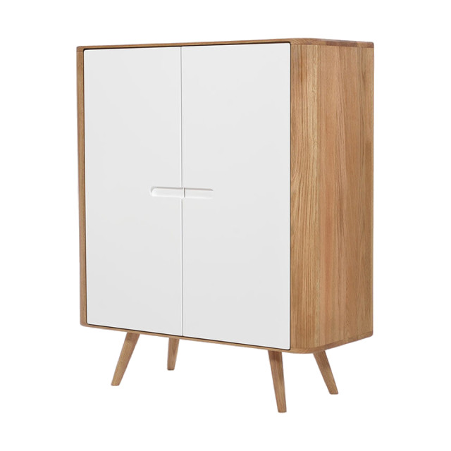 Gazzda Ena cabinet houten opbergkast naturel 90 x 110 cm 2041601 large