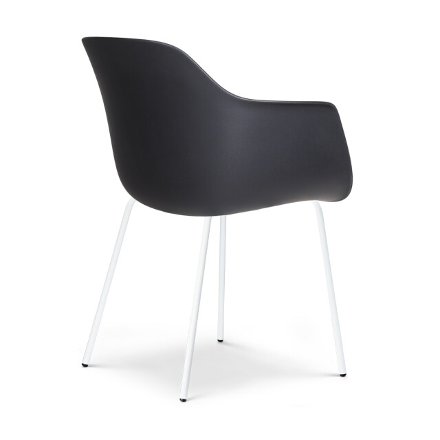 Nolon Nora-puk eetkamerstoel wit onderstel set van 2 2834891 large