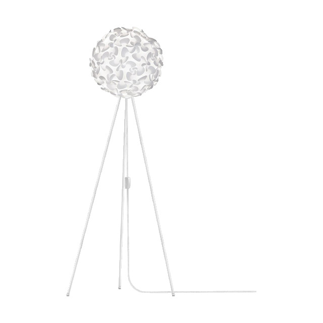 Umage Lora medium vloerlamp white met vloer tripod Ø 45 cm 2027927 large