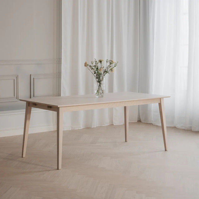 Rowico Home Filippa verlengbare houten eettafel whitewash 180 x 90 cm 2418326 large