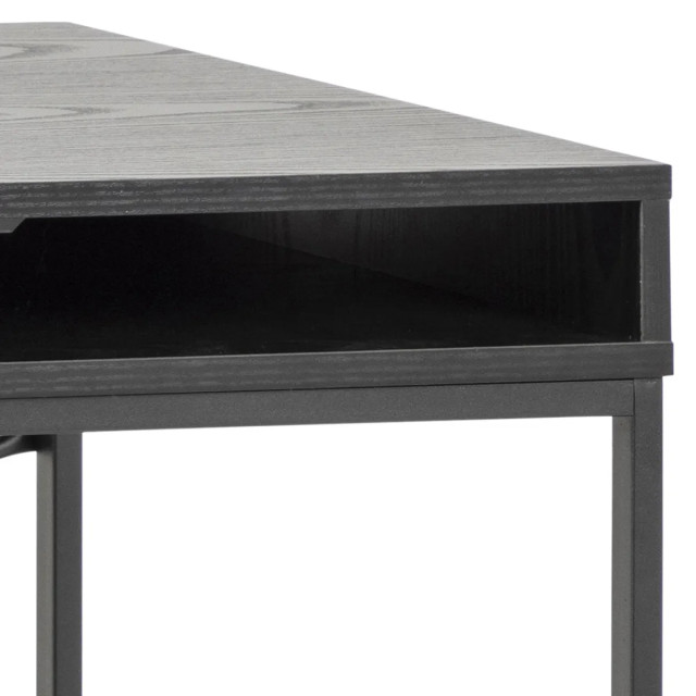 Lisomme Vic houten bureau met opbergvak 110 x 45 cm 2027133 large