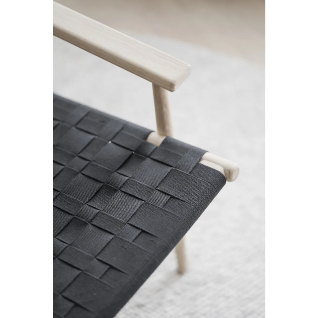 Rowico Home Canwood houten fauteuil whitewash zwarte zitting 2171461 large