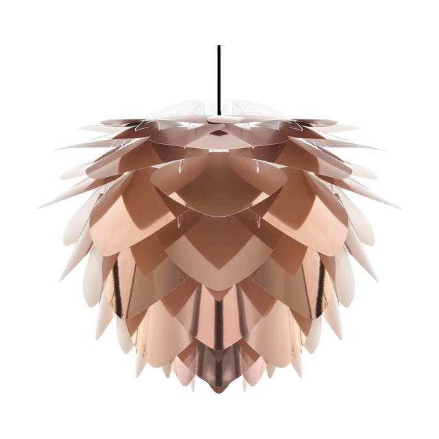 Umage Silvia medium hanglamp copper met koordset zwart Ø 50 cm 2027644 large