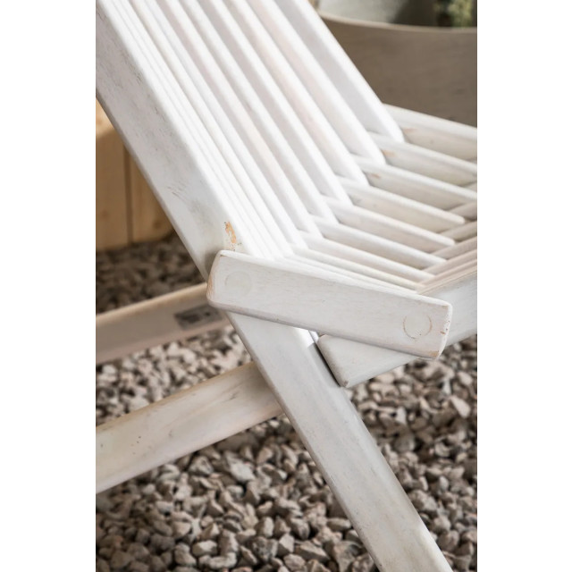 Nest Outdoor Bastian houten tuin loungestoel met hoofdkussen 2618027 large