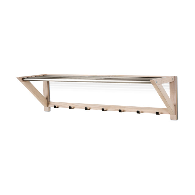 Rowico Home Confetti houten wandkapstok whitewash 100 x 26 cm 2168953 large